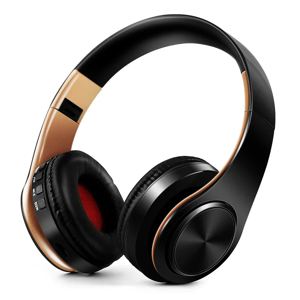 Kabellose Bluetooth-Kopfhörer Gold