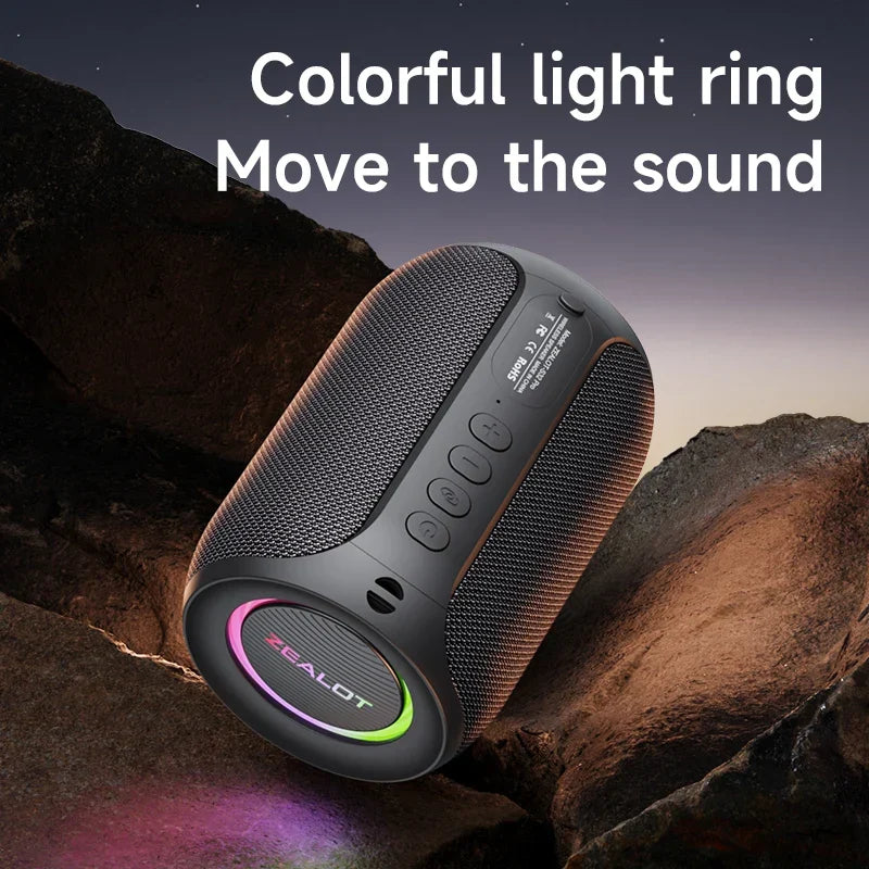 Wasserdichter Bluetooth-Lautsprecher (Schwarz)