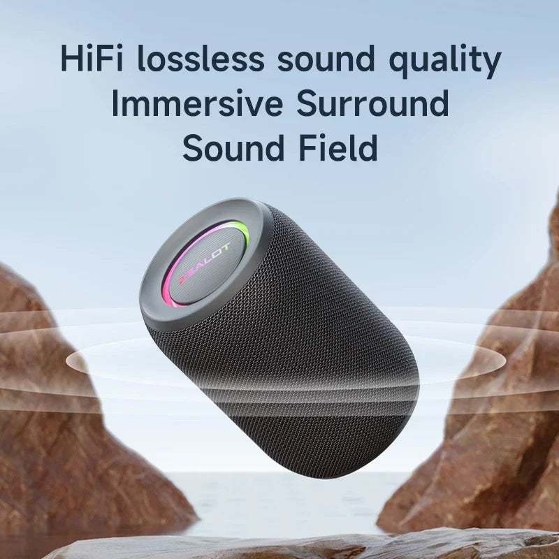 Wasserdichter Bluetooth-Lautsprecher (Schwarz)
