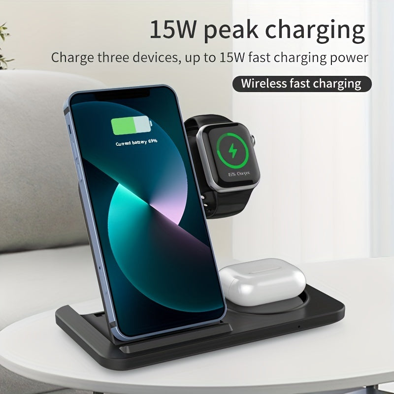 3-in-1-Schnellladegerät für iPhone und Apple-Geräte